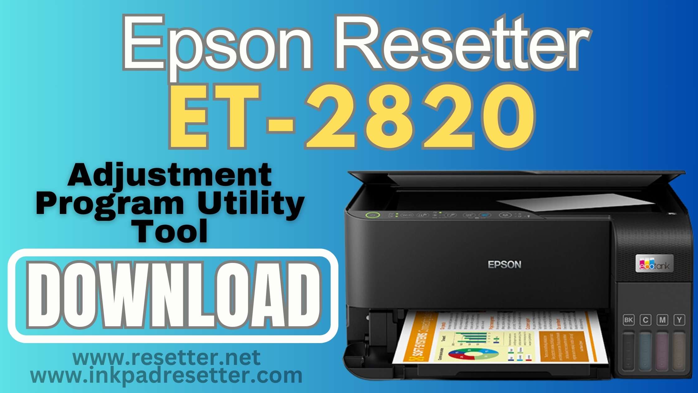 Epson ET-2820 Adjustment Program | Resetter