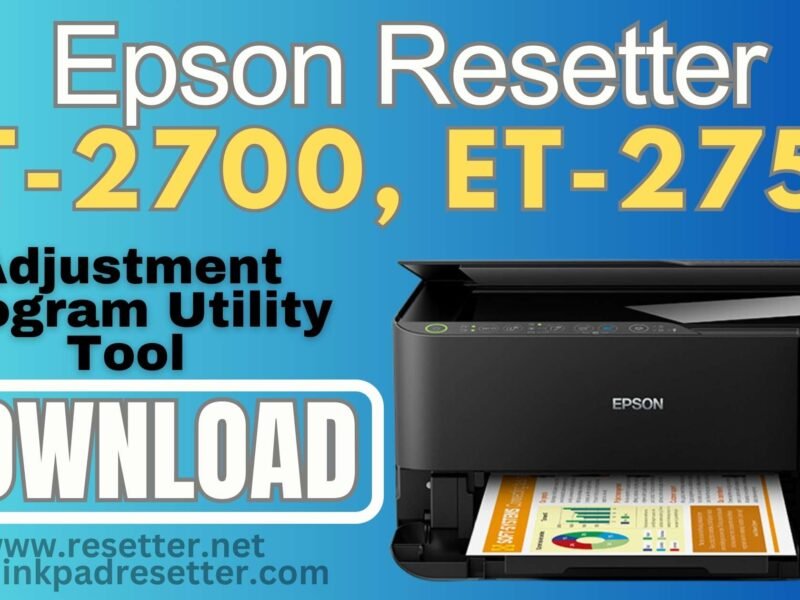 Epson ET-2700, ET-2750 Adjustment Program | Resetter