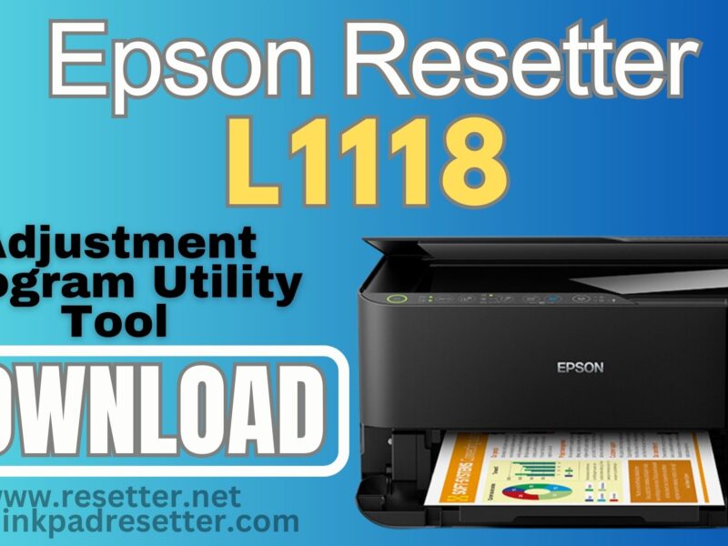 Epson L1118 Adjustment Program | Resetter