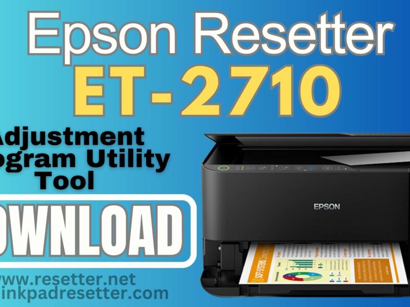 Reset Epson ET 2820 Wicreset Key 
