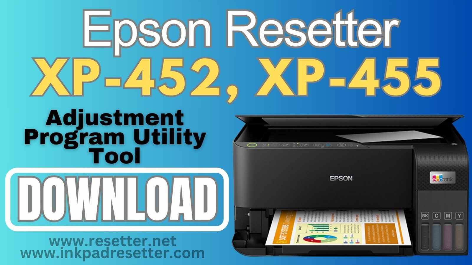 Epson XP-452, XP-455 Adjustment Program | Resetter