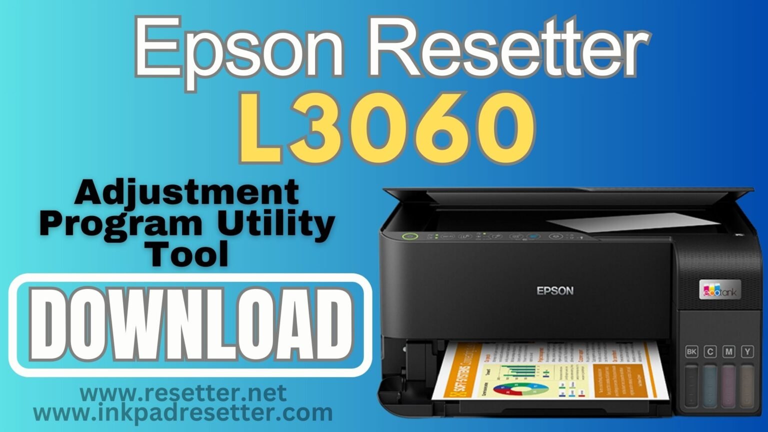 Epson L3060 Adjustment Program | Resetter | ORIGINAL - inkpadresetter