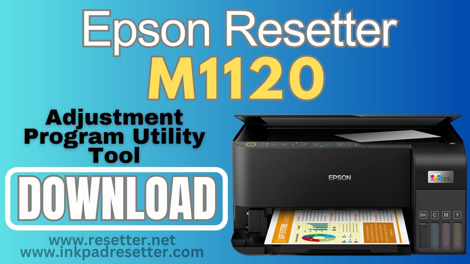 Epson M1120 Adjustment Program | Resetter