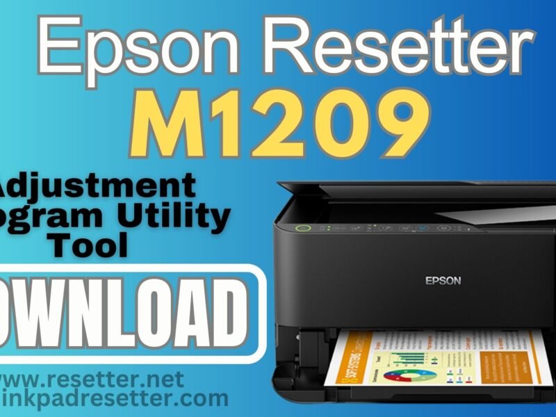 Epson M1209 Adjustment Program | Resetter