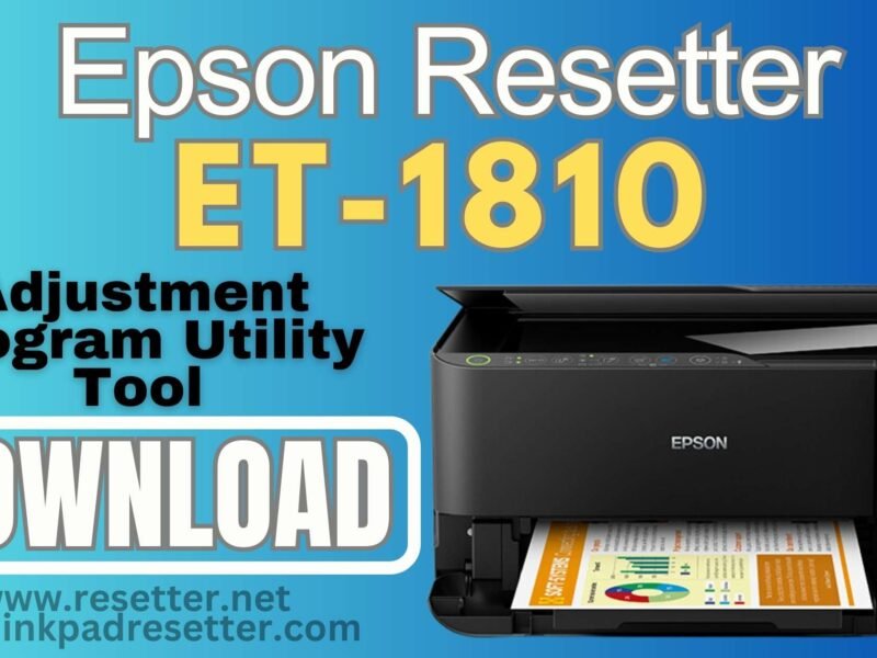 Epson ET-1810 Adjustment Program | Resetter