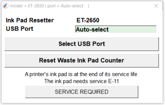 ET-2650 inkpad resetter