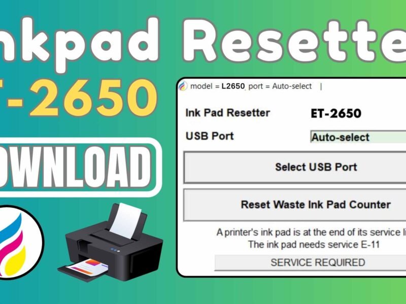 Epson ET-2650 Resetter | Inkpad Resetter