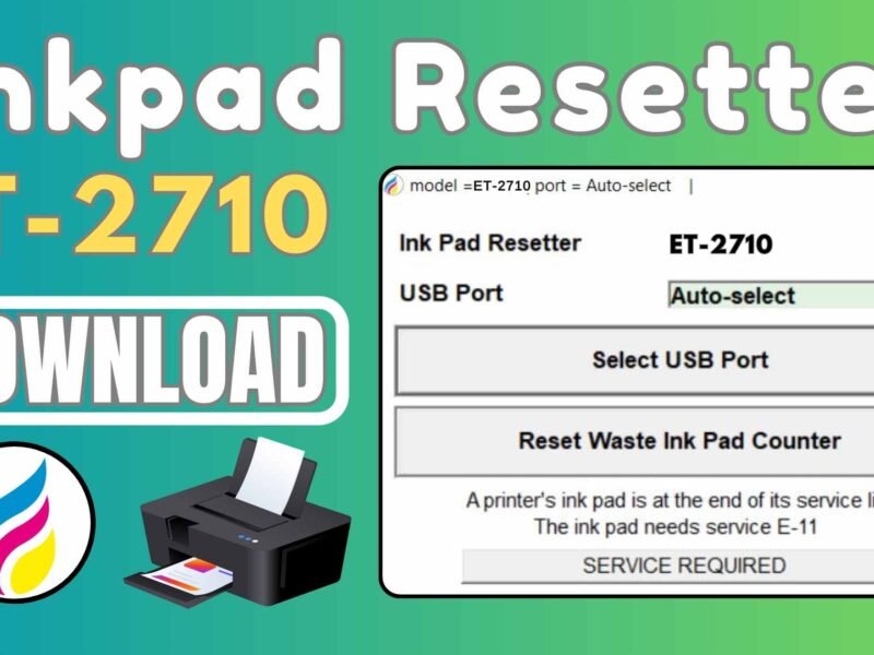 Epson ET-2710 Resetter | Inkpad Resetter