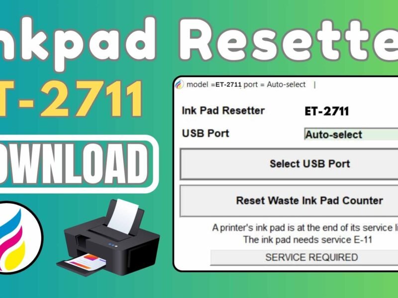 Epson ET-2711 Resetter | Inkpad Resetter