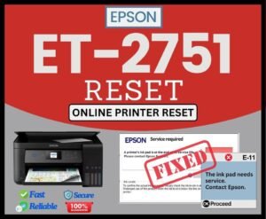 Epson Reset ET-2751