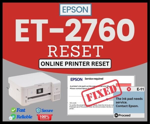Epson Reset ET-2760