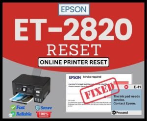 Epson Reset ET-2820