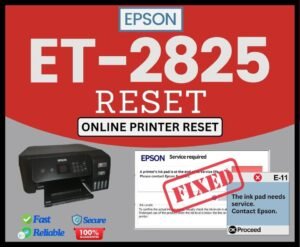 Epson Reset ET-2825
