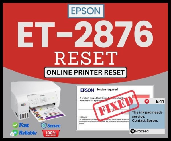 Epson Reset ET-2876